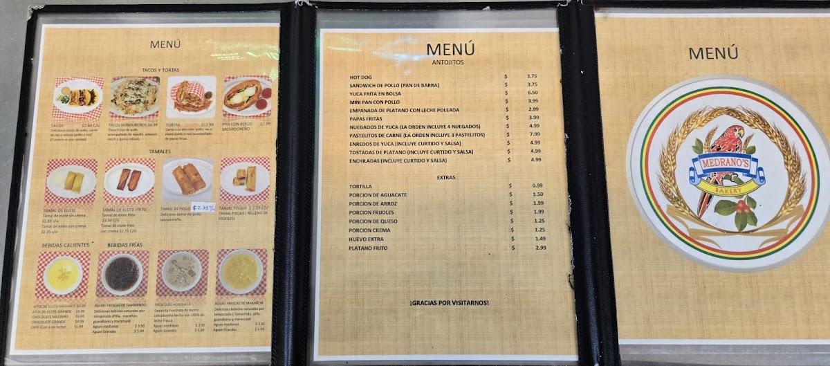 Medrano's Bakery & Salvadoran Food Menu - Image 2